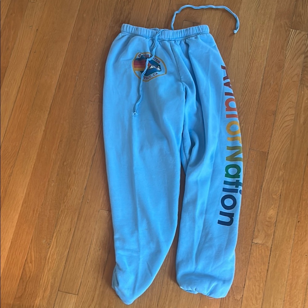 Aviator Nation Women XS Blue Sweatpants
